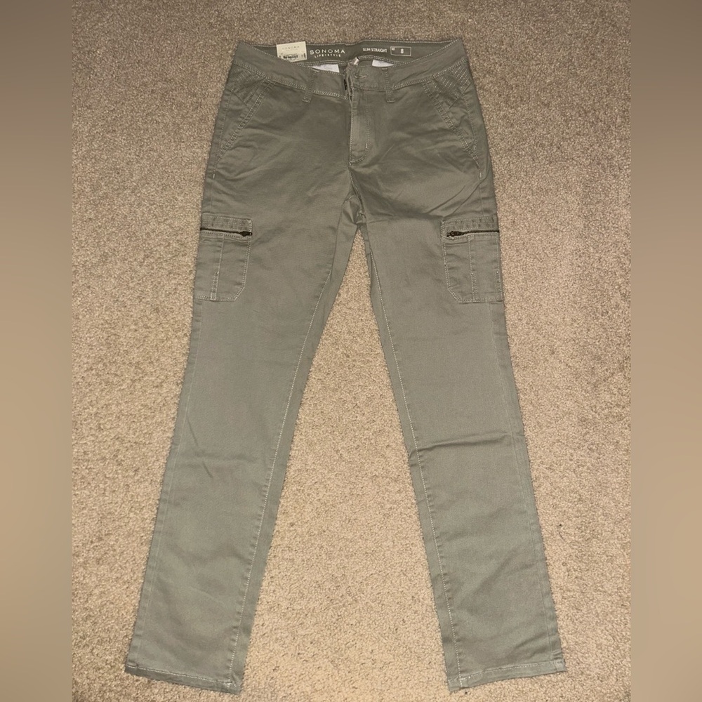 Sonoma Women’s Khaki Cargo Pants